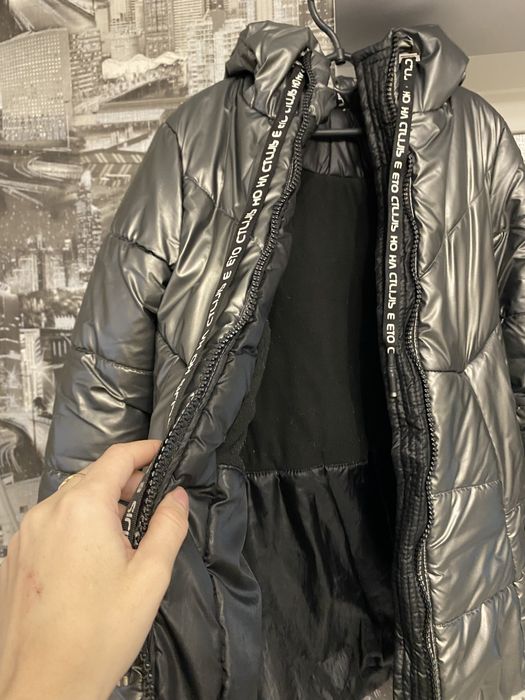 Куртка пальто з  шапочкою шапка курточка пуховик пуховік