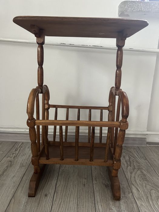 Gazetnik stolik drewniany