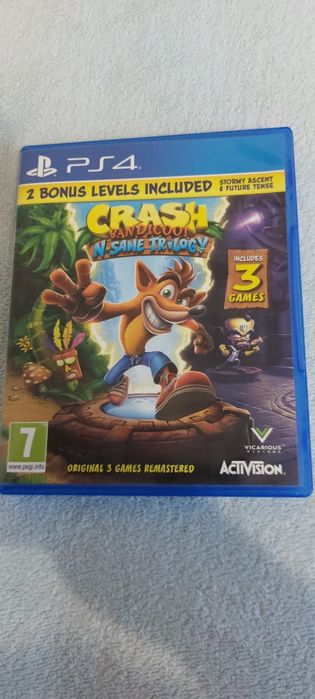 Gra Crash Bandicoot N Sane Trilogy na PlayStation 4 ps4 ps5