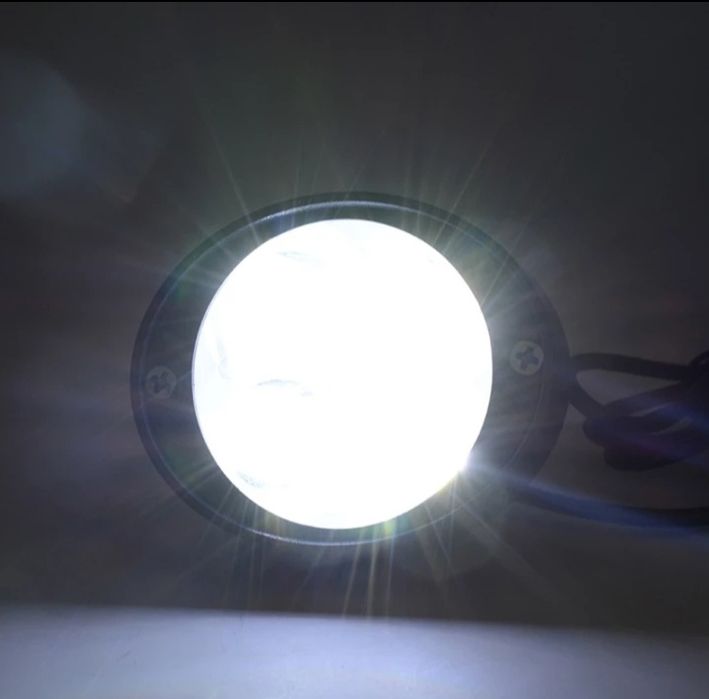 2 faróis led auxiliares