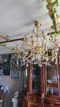 Abajour pedras Cristal a funcionar em perfeitas condições