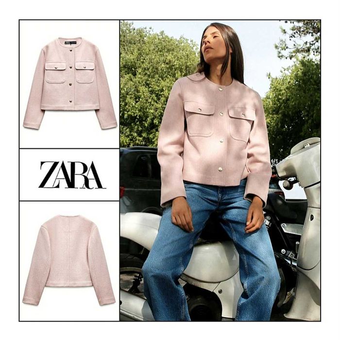 Куртка жакет S Zara демісезонна тепла м'яка жіноча нова колекція