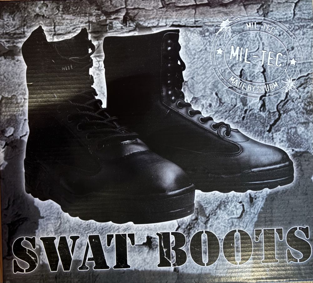 Черевики-Берци  MIL-TEC swat boots - black