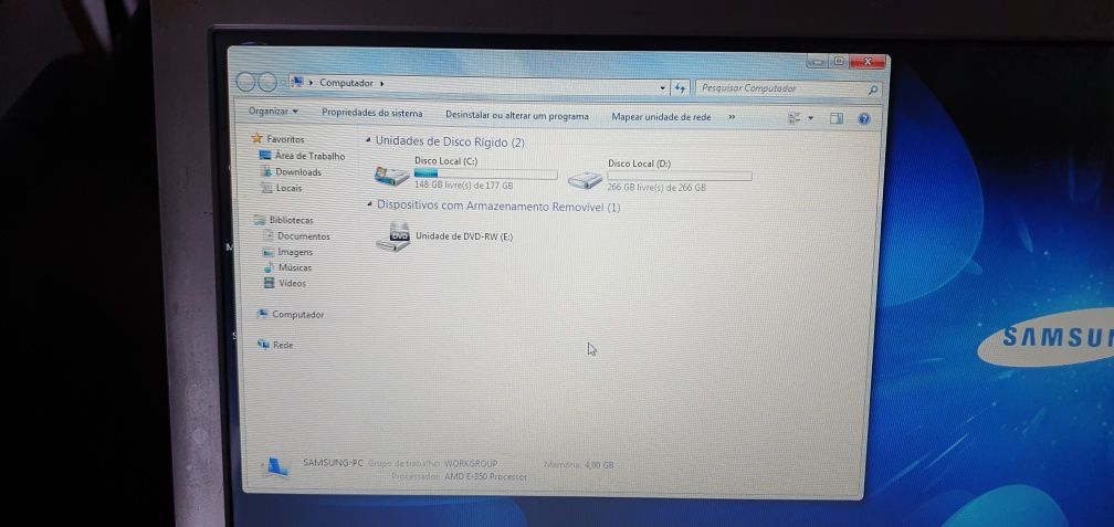 Vendo Portátil Samsung RV415 a funcionar