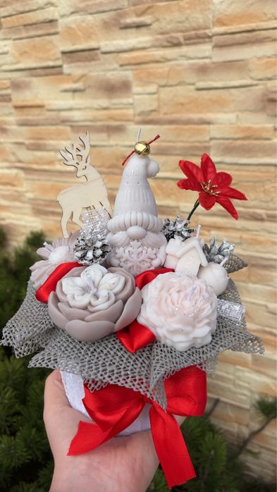 Świece sojowe, boxy, bukiety