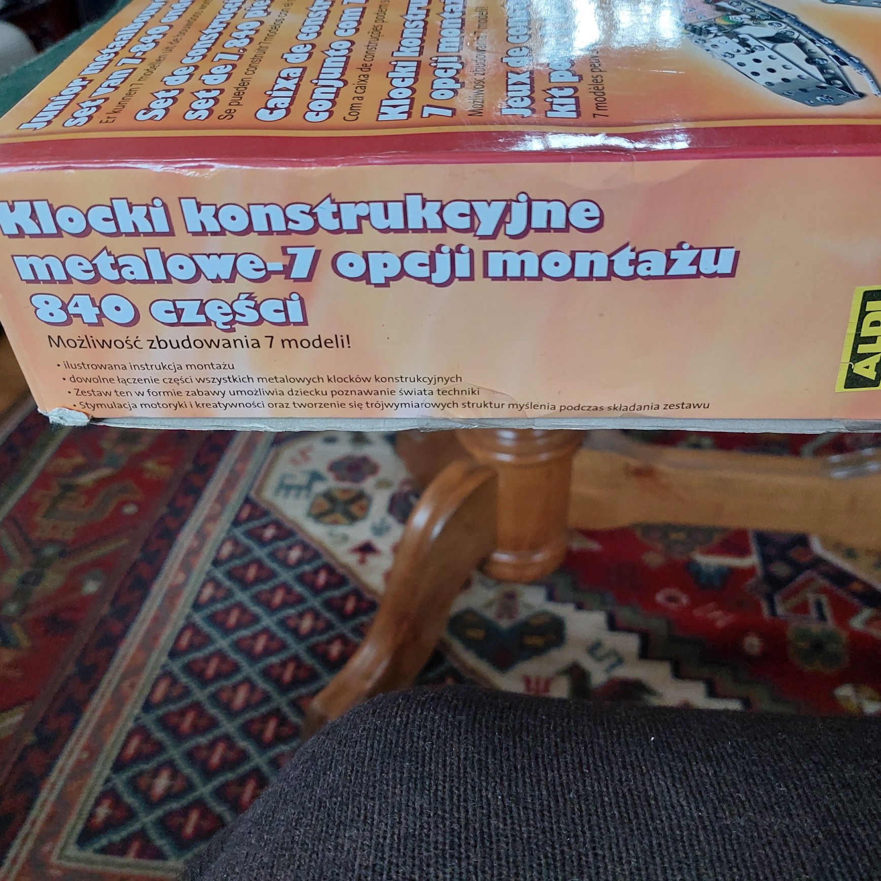 Klocki konstrukcyjne metalowe
