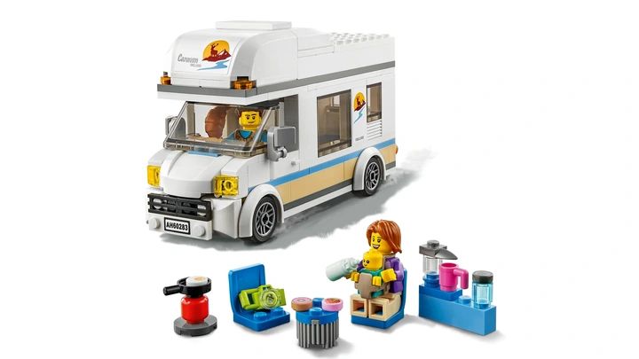 Lego City - Wakacyjny Kamper - 190 Elementów 60283