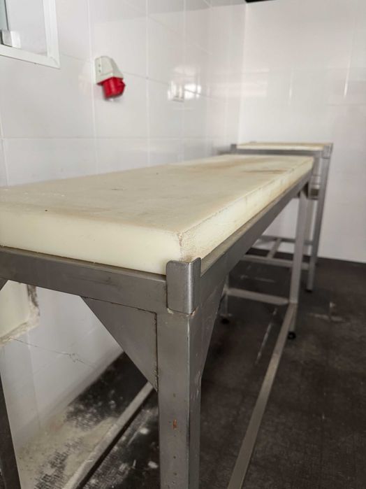 Mesa de Trabalho em Inox - 41x145x90 cm