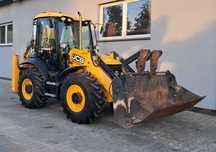 JCB 3CX SUPER 4CX 3628H Oryg. Joystick 4 Łyżki Michelin 4 koła skrętne
