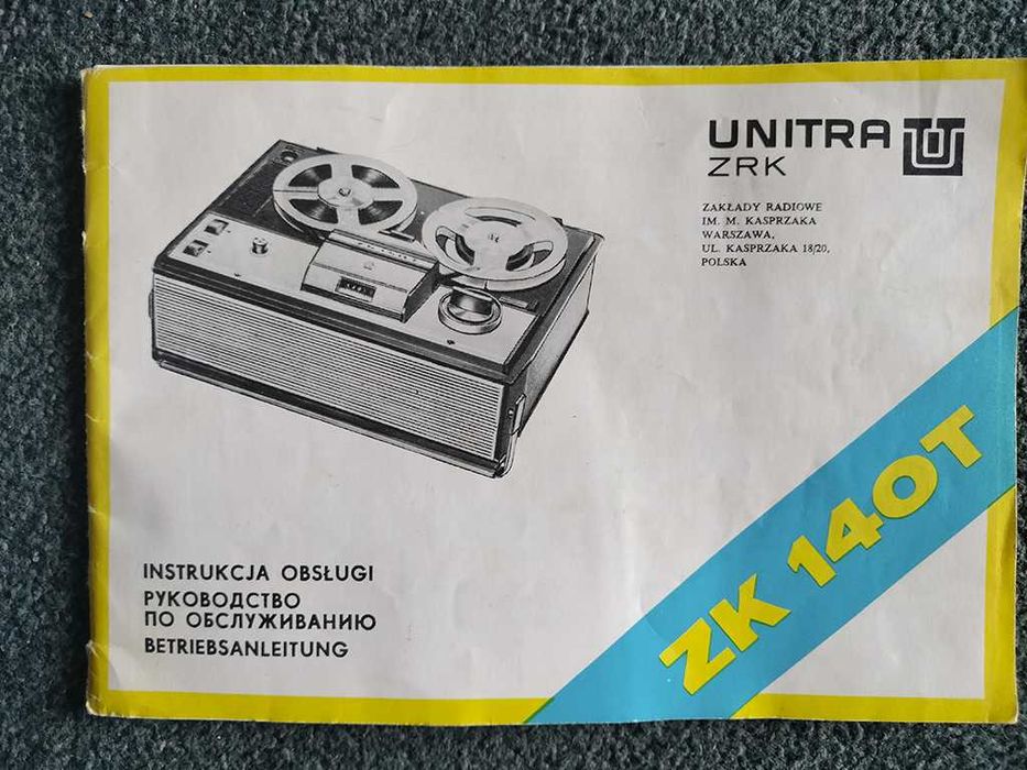 ZK 140T - Magnetofon szpulowy i mikrofon