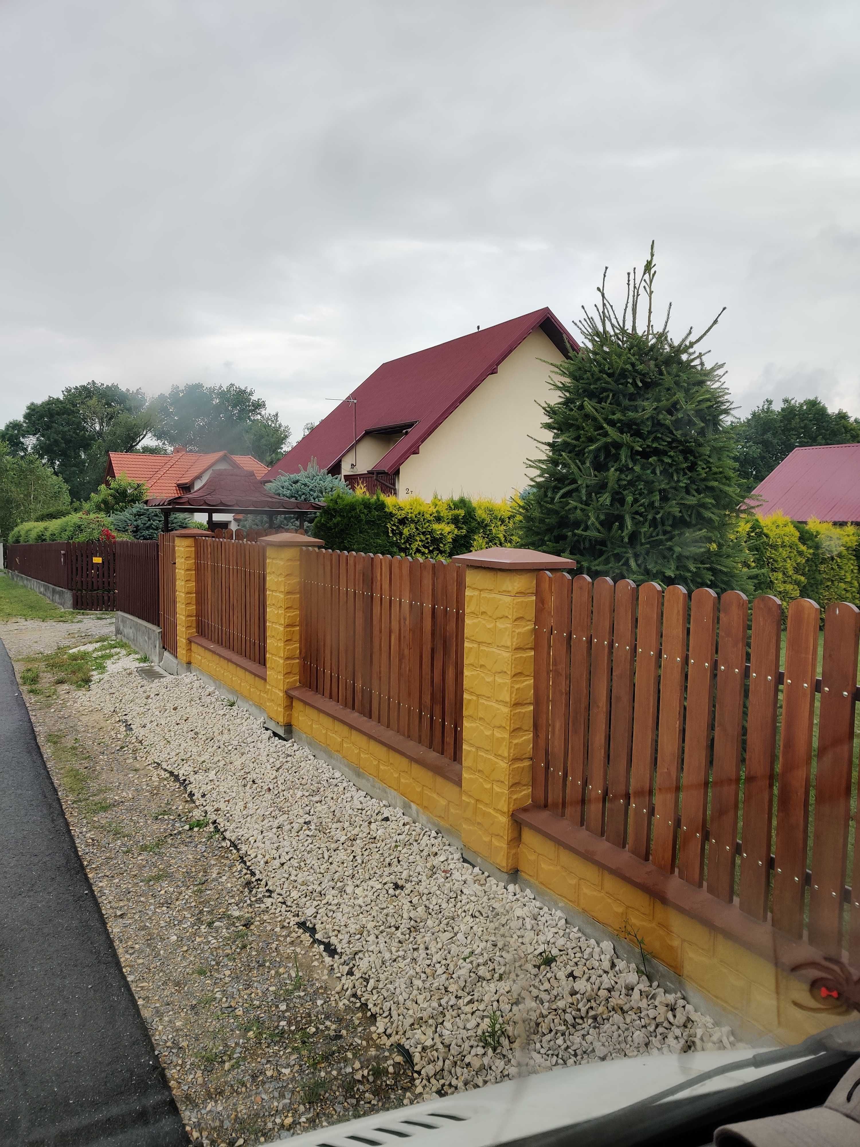 Drewniane SZTACHETY olchowe wysoka jakość