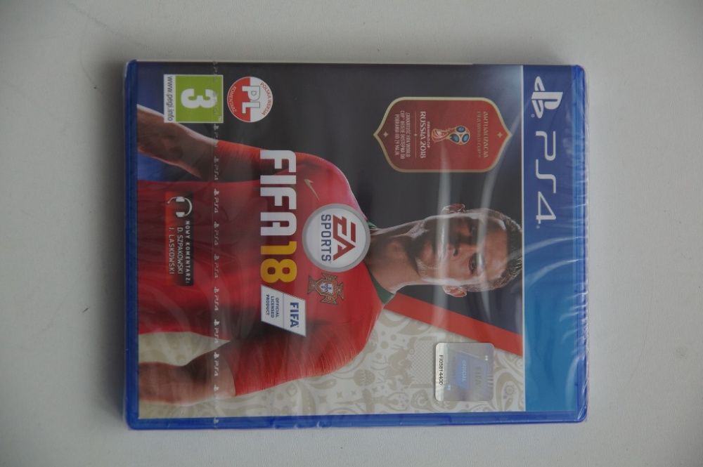 FIFA 18 + WORLD CUP _ Polska wersja PS4 Folia pudełko nowa gra