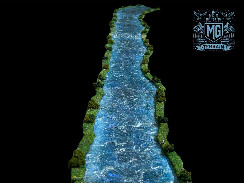 Modularna rzeka teren do gier bitewnych lotrsbg boltaction warhammer