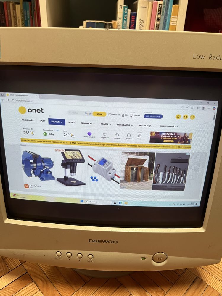 Monitor kineskopowy daweoo cmc 1511B