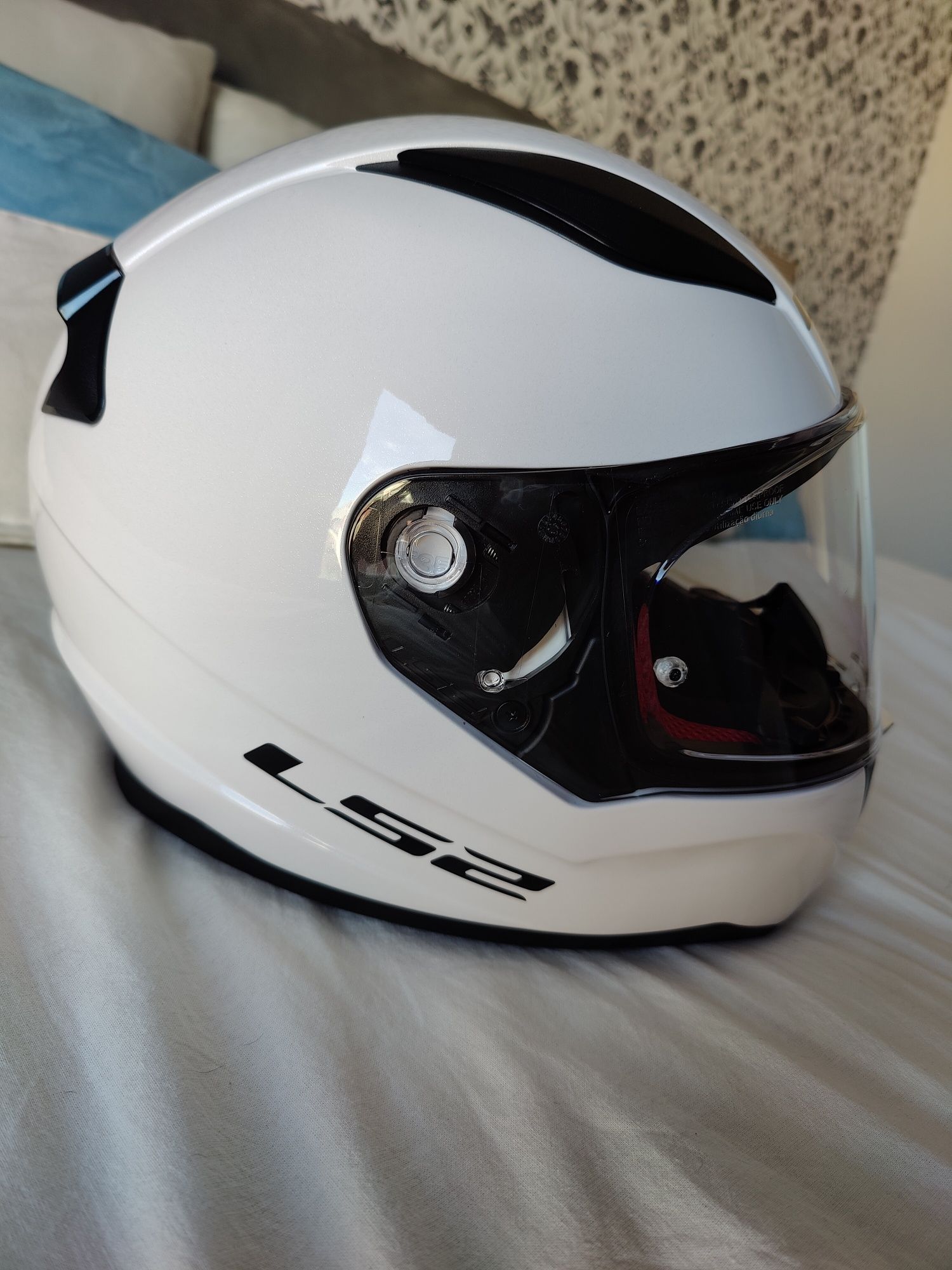 Capacete LS2 + luvas MTECH  como NOVOS