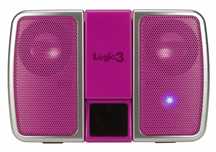 Colunas portáteis para iPod, MP3, e equipamentos audio IP102PK
