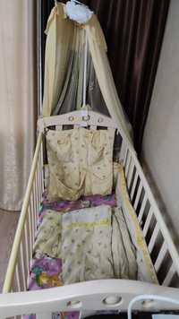 Детская кроватка Верес для новорожденных с ящиком