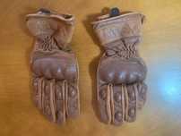 Luvas pele moto vintage drenaline M novas