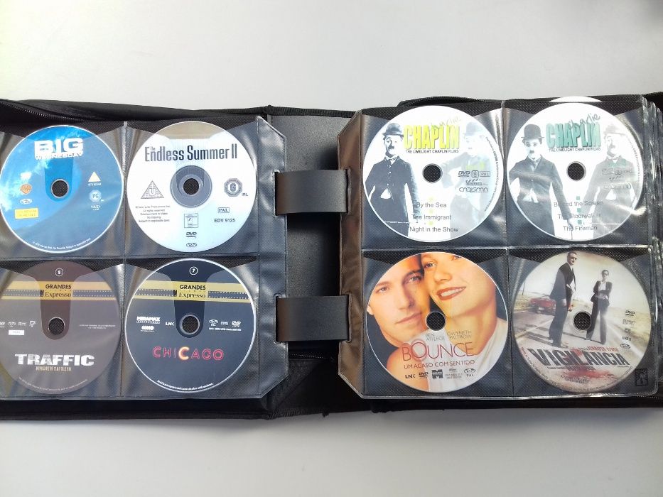 coleção de 130 filmes/DVDs