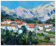 Pintura a Oléo - Aldeia São Simão