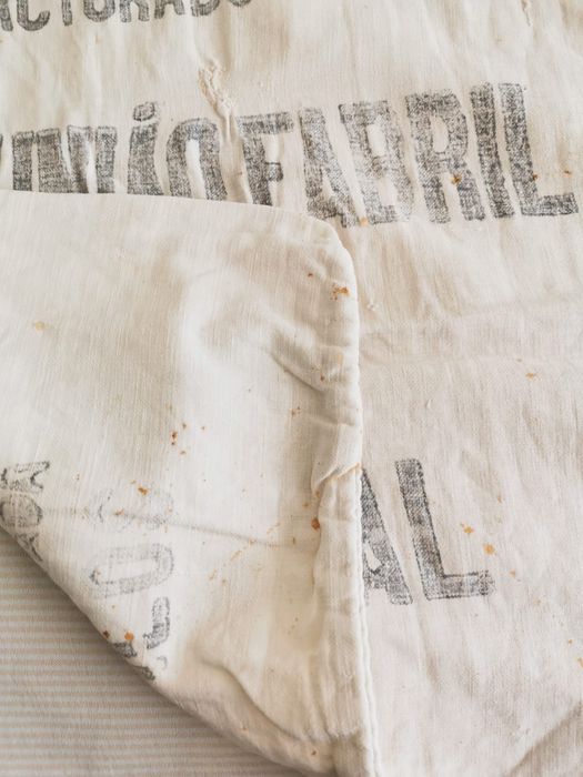 Saco antigo de transporte produtos quimicos