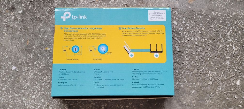 Tp-link 150Mbps Wireless usb adapter