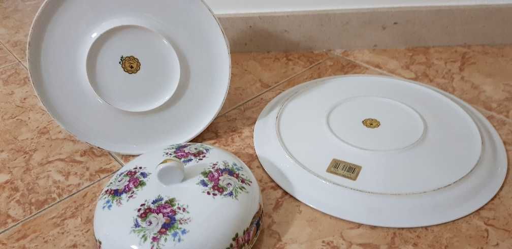 Terrina com prato Porcelana Limoges