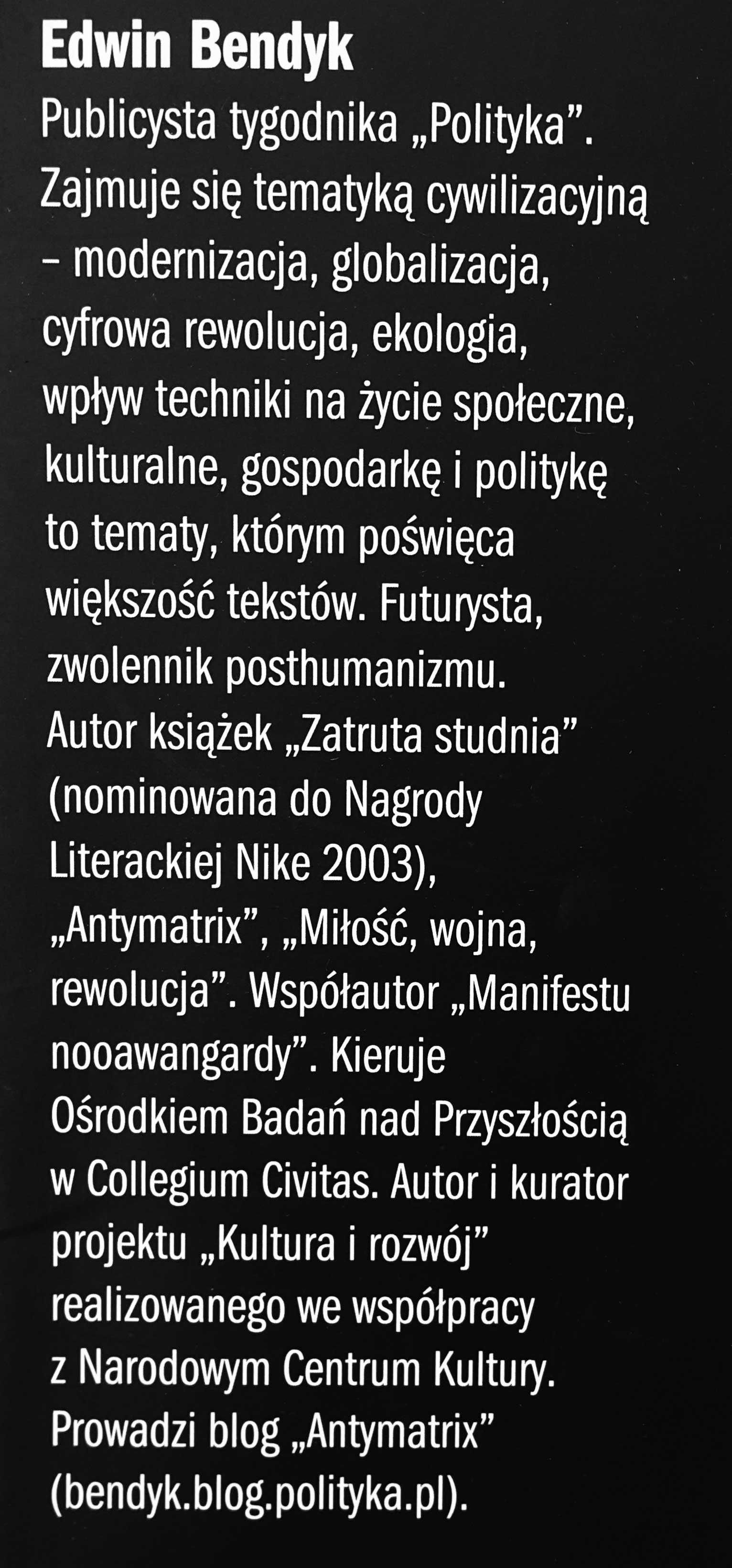 Bunt sieci Edwin Bendyk