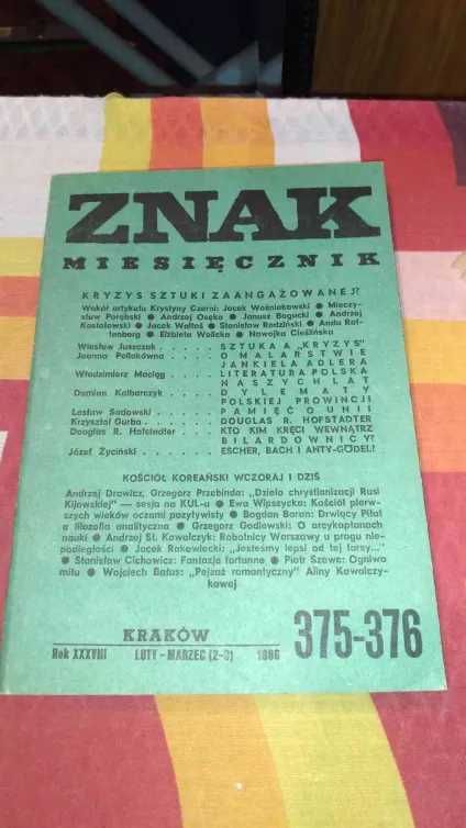 Znak
Miesięcznik Kraków
375-376
Rok Xxxviii
Luty-marzec (2-0) 1886