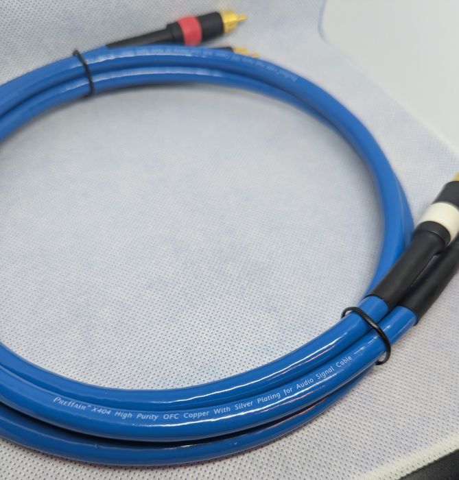 Межблочный кабель Preffair X404 серебро REAN RCA Міжблоковий кабель