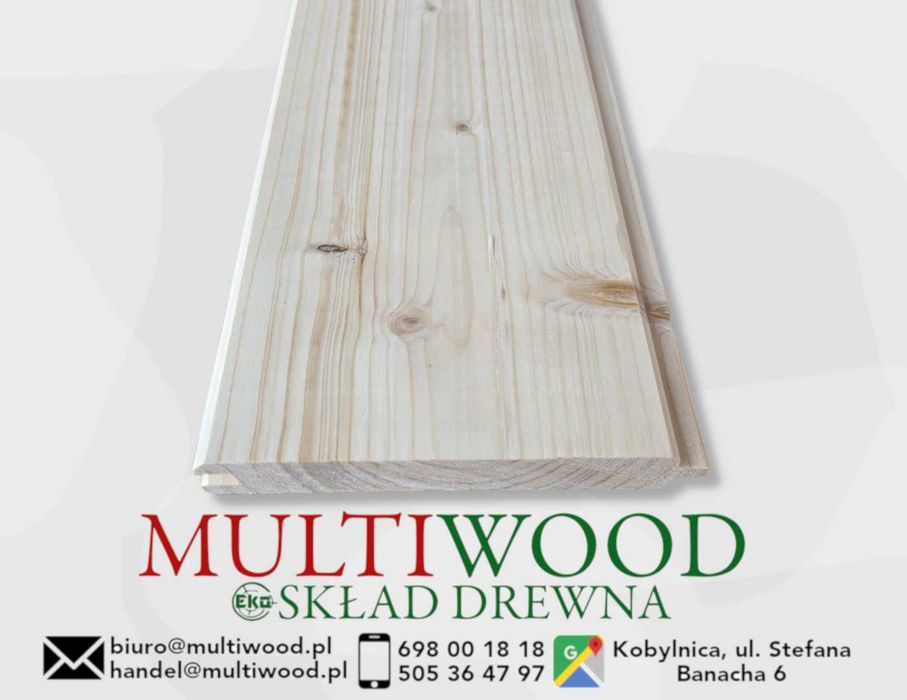 Mega promocja! Deska elewacyjna świerk boazeria 19x121mm rustykalna