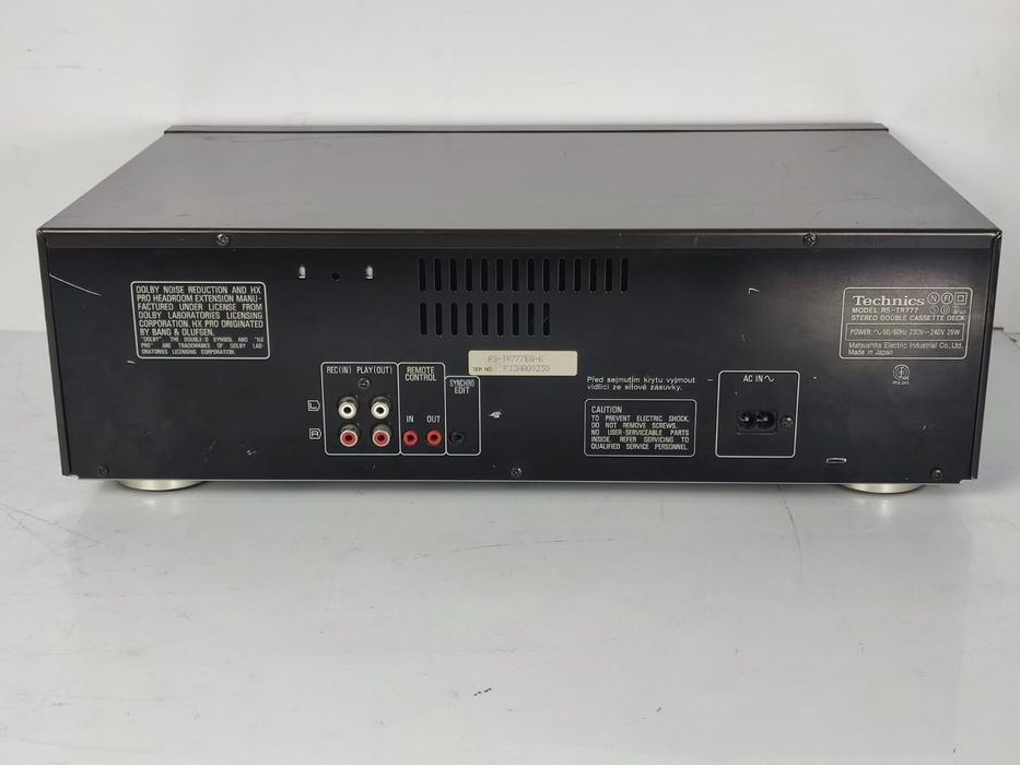 Technics RS TR 777 Wysoki model magnetofon Deck auto reverse 2 kieszen