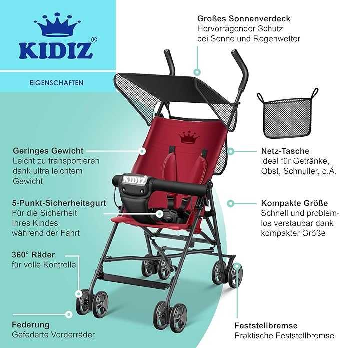 KIDIZ® Wózek dziecięcy CITY Buggy
