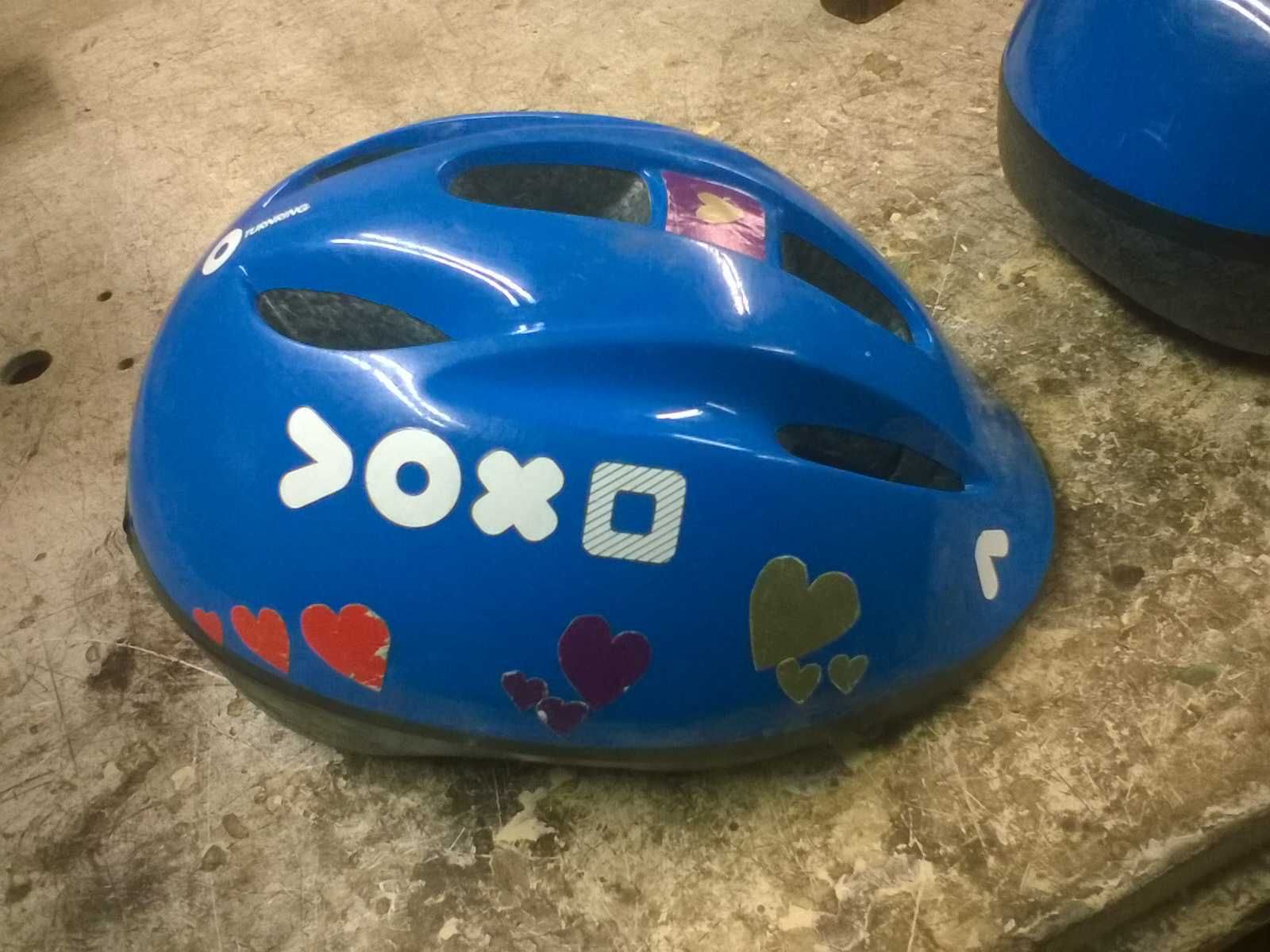 Kask rowerowy lub skating 2 sztuki