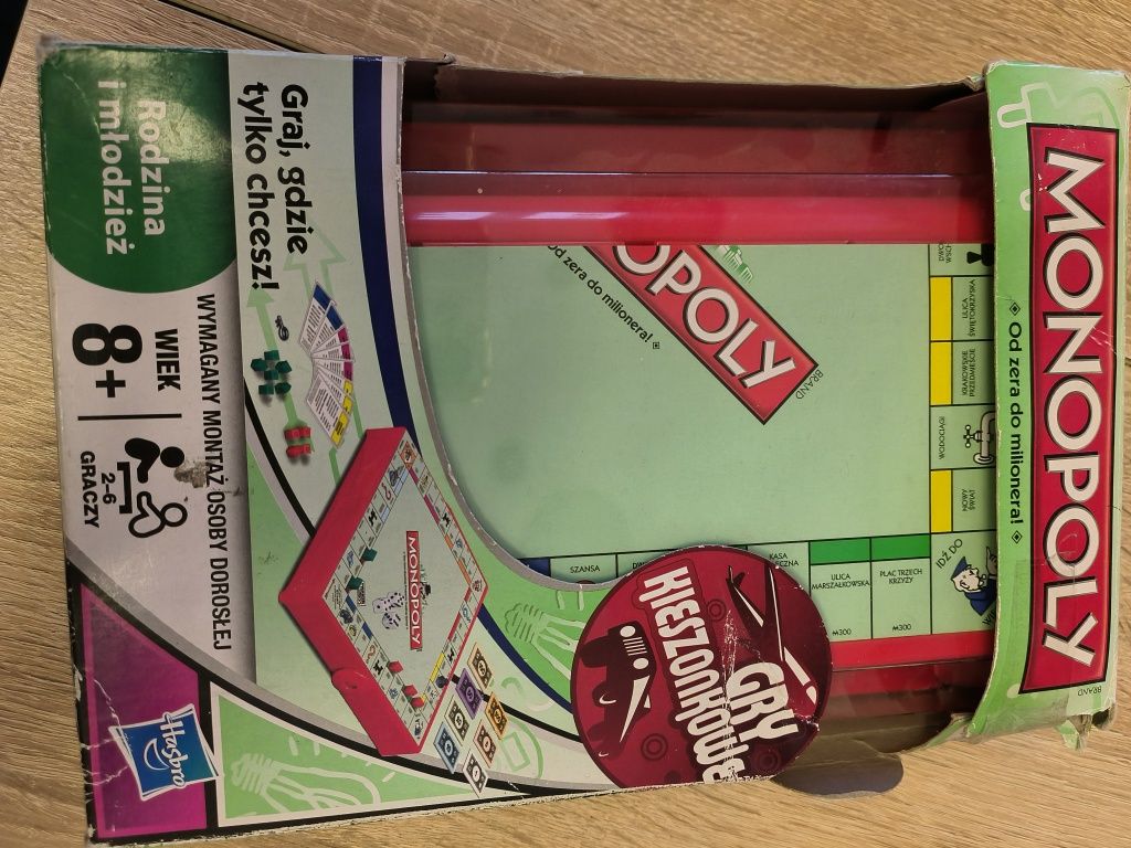 Gra monopoly mini wersja Polska kieszonkowa jak nowa