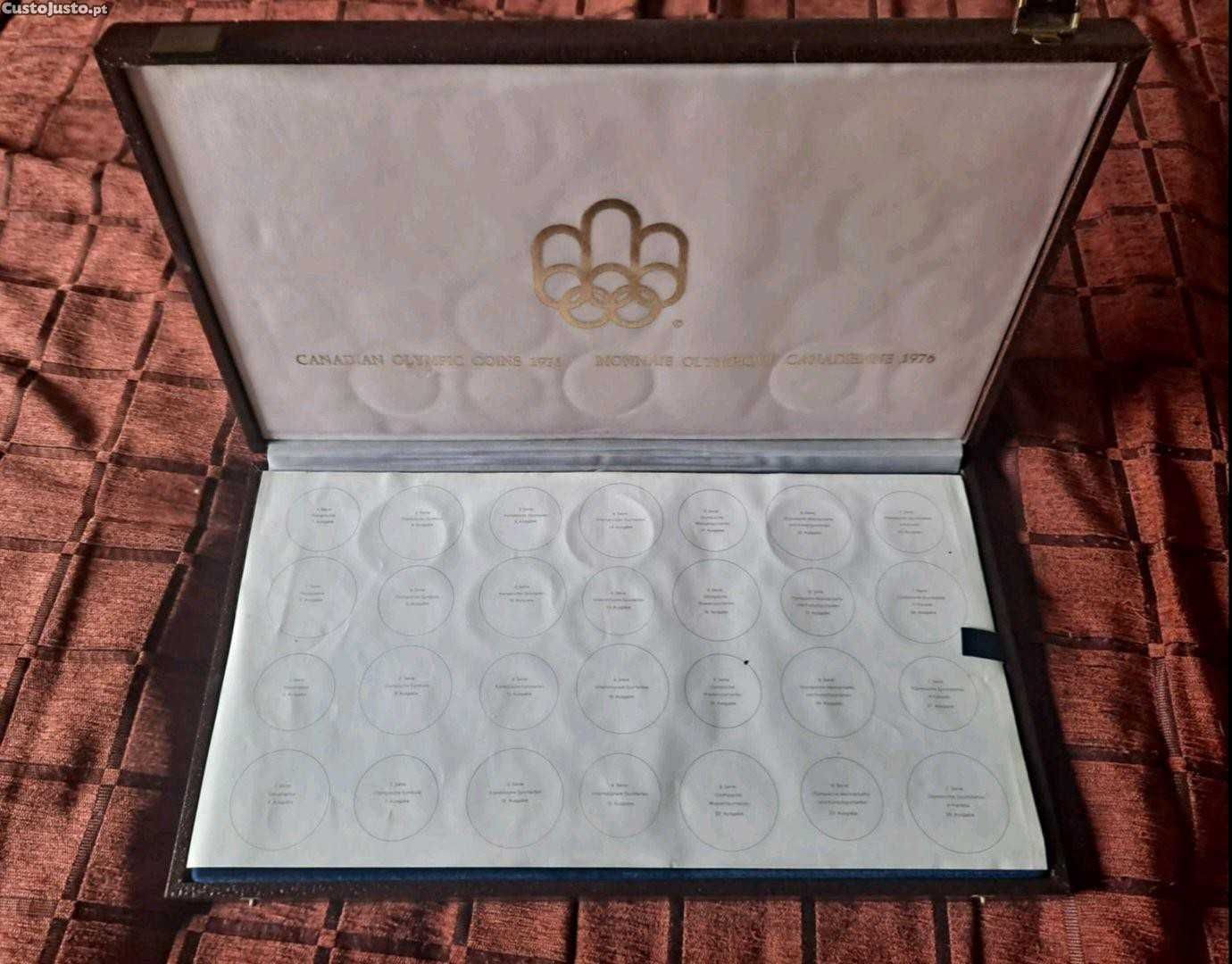 Coleção moedas prata JO Montreal 1976