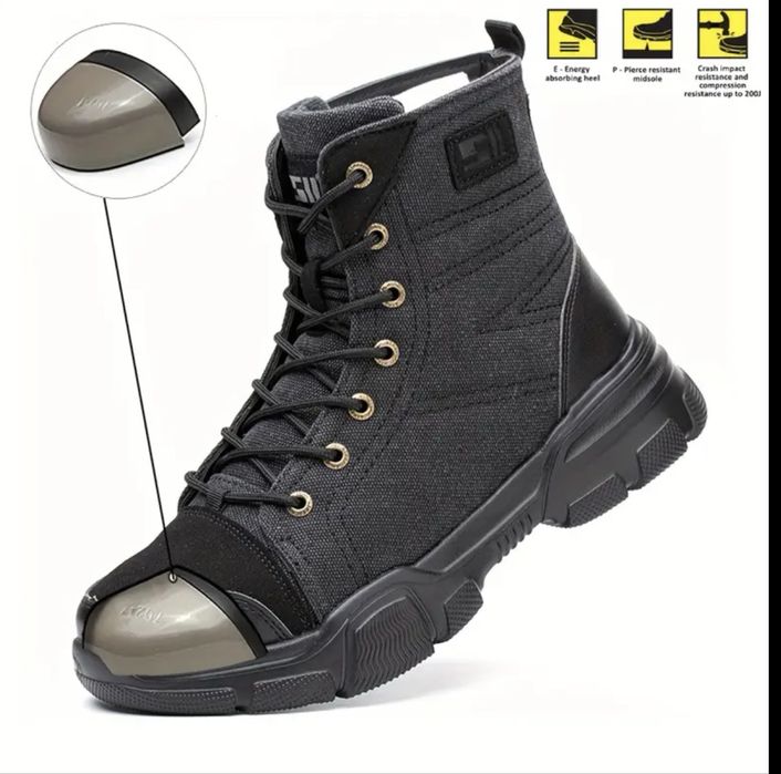 Защищенные ботинки для стройки походов