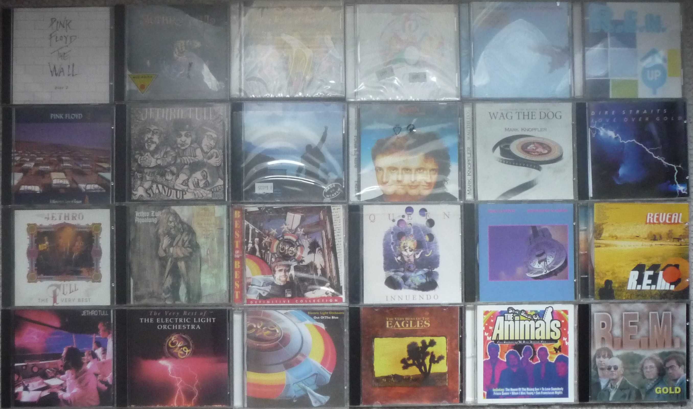 Pink Floyd, The Beatles, Jethro Tull, Enigma, Sting, Cars