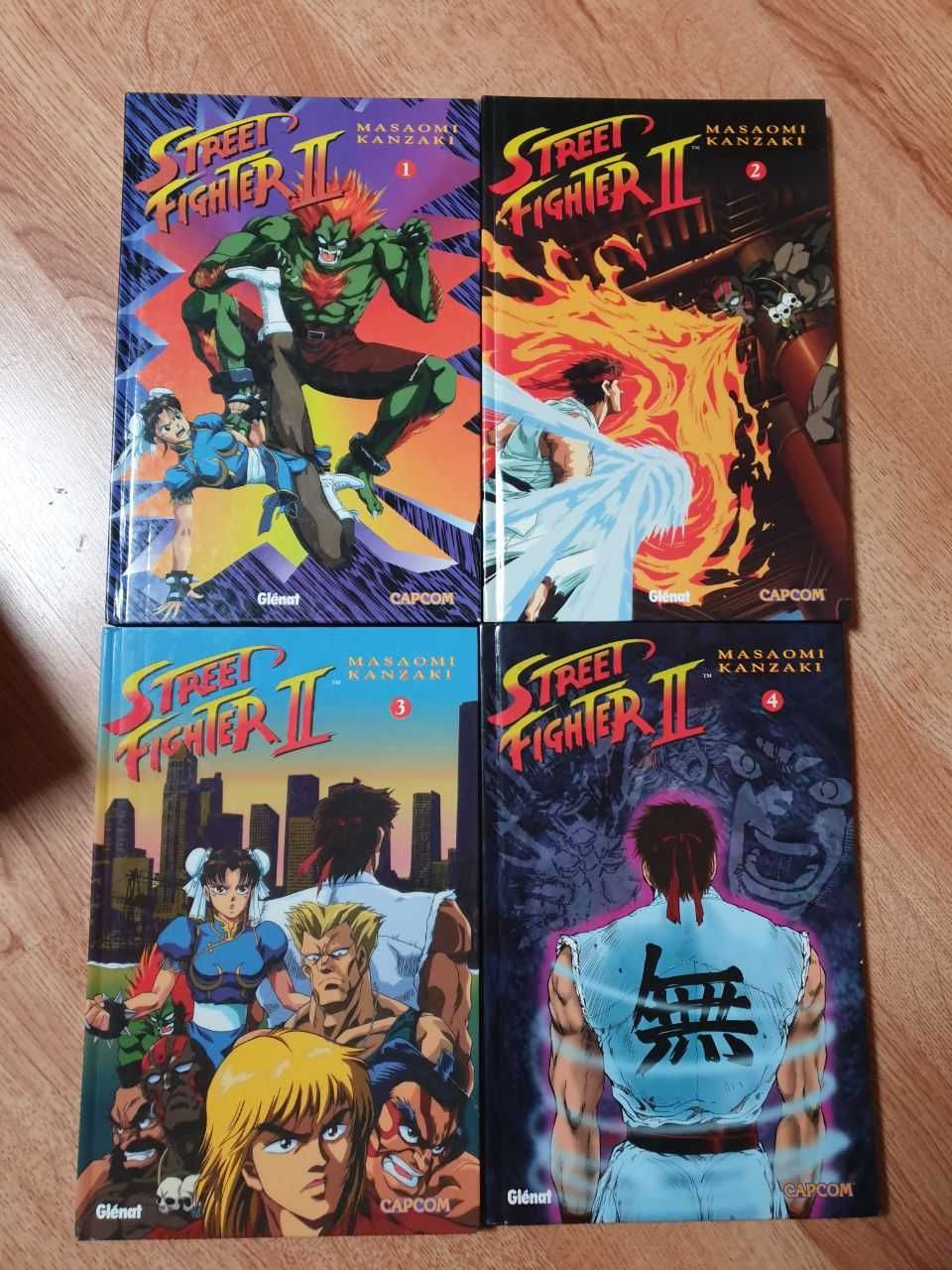 Colecção completa Banda Desenhada Street Fighter II, 4 volumes