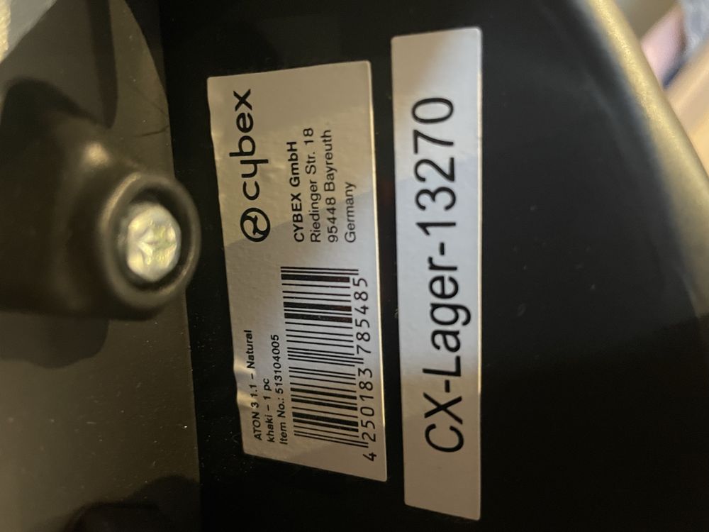 Nosidełko Cybex Aton 3