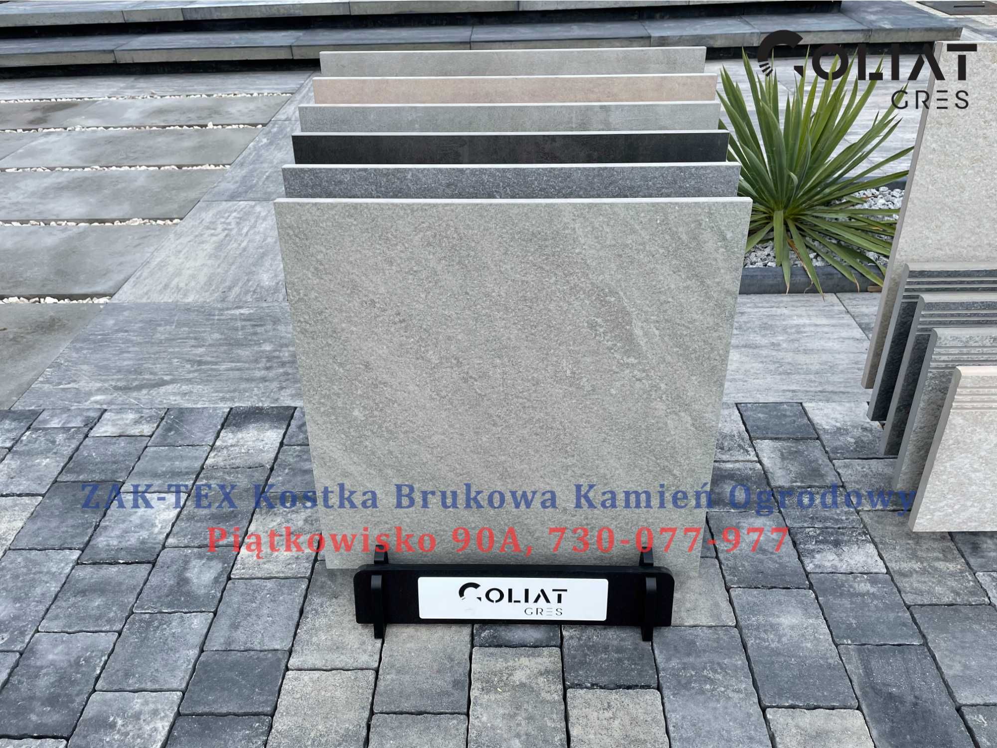 Płyty gresowe tarasowe Goliat 60x60x2cm signum