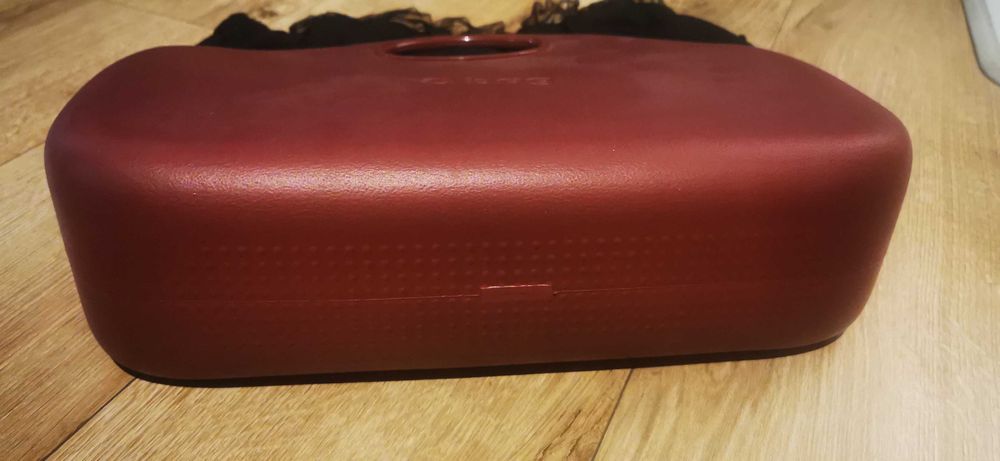 O-bag Moon w kolorze bordowym