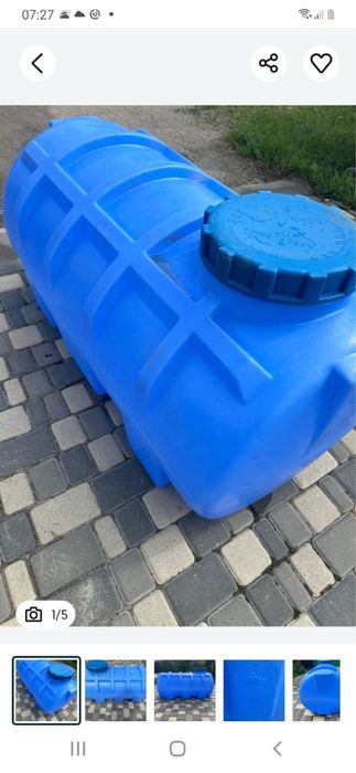 Бочка капронова на 500 л нова