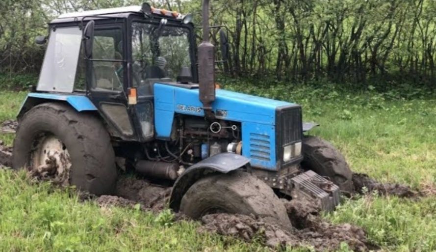 Застрял в Грязи! Загруз! Витяну Ваше Авто С Грязи Суми Трактором!