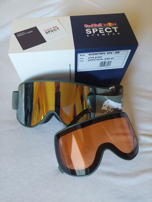 NOWE!! 2szybki GOGLE RED BULL SPECT MAGNETRON EON (snowboardowe / narc