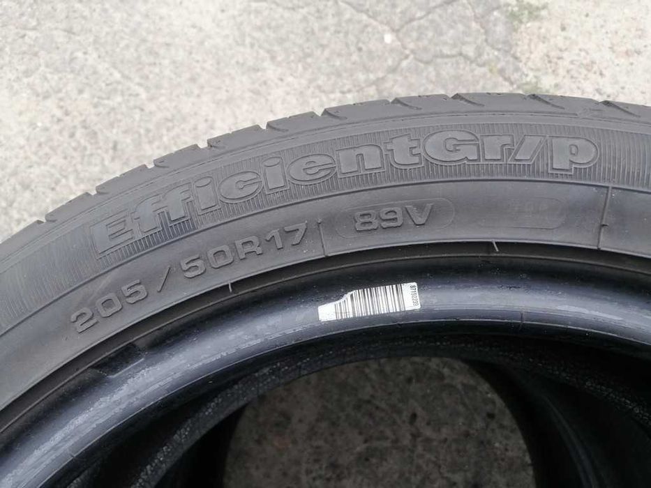 Goodyear EfficientGrip 205/50R17 89V шини бу літо 2 штуки