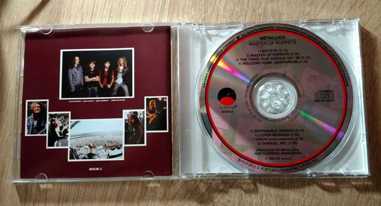 CD Диск Metallica Master of Puppets