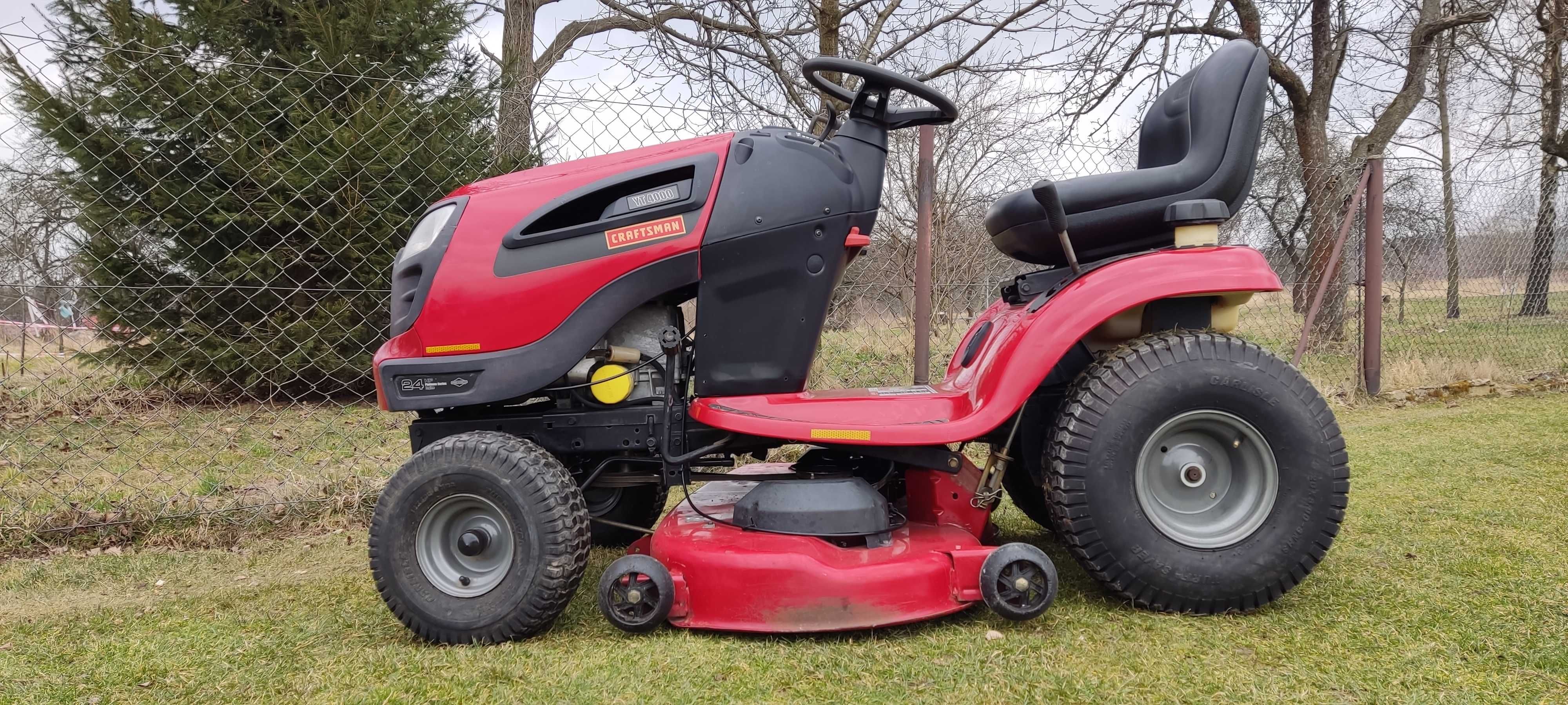 KOSIARKA Traktorek CRAFTSMAN 24 hp Briggs Cub Cadet Husqvarna John