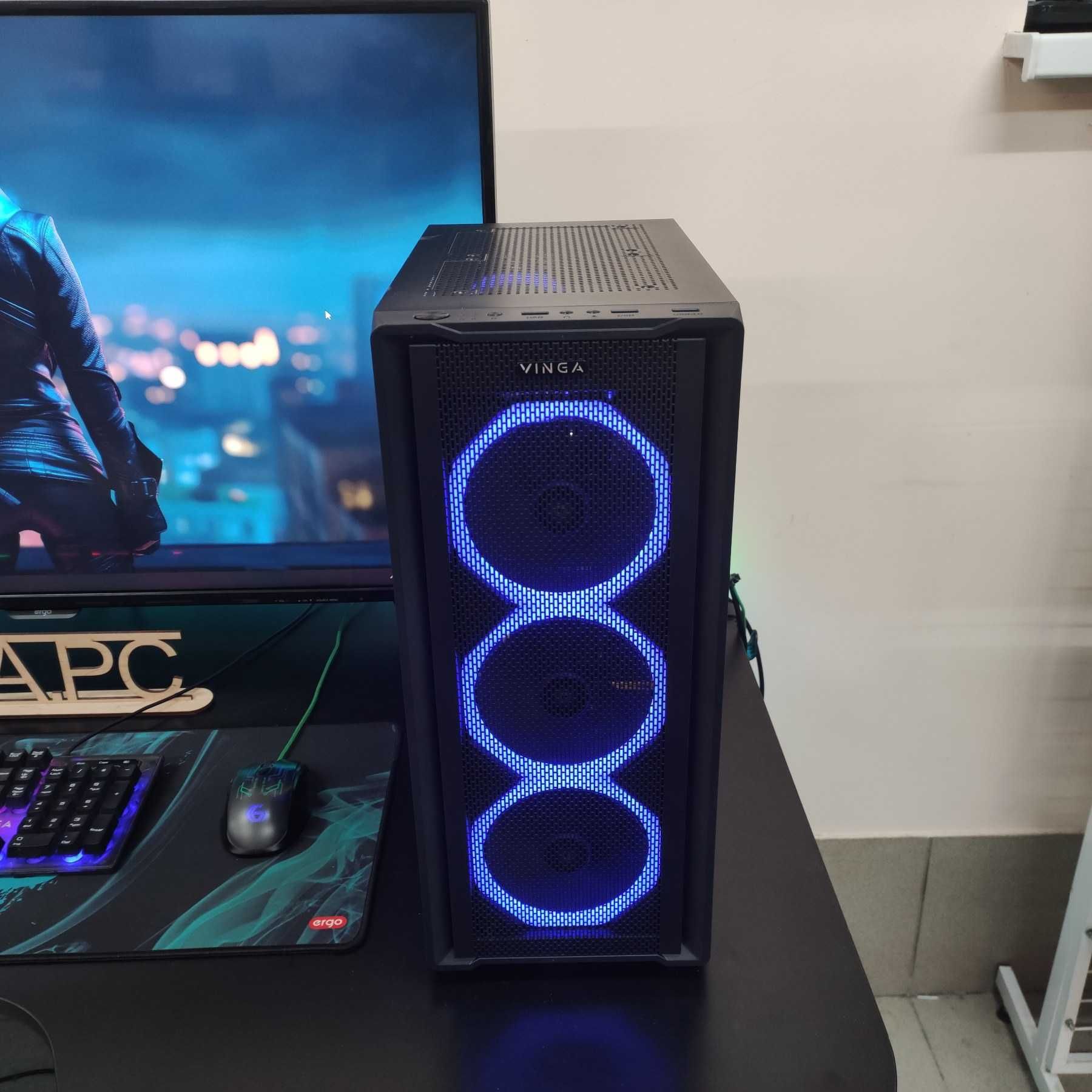 Компютер Новый Intel Core i5-10400f, 16GB DDR4, GTX 1660s, SSD 512GB