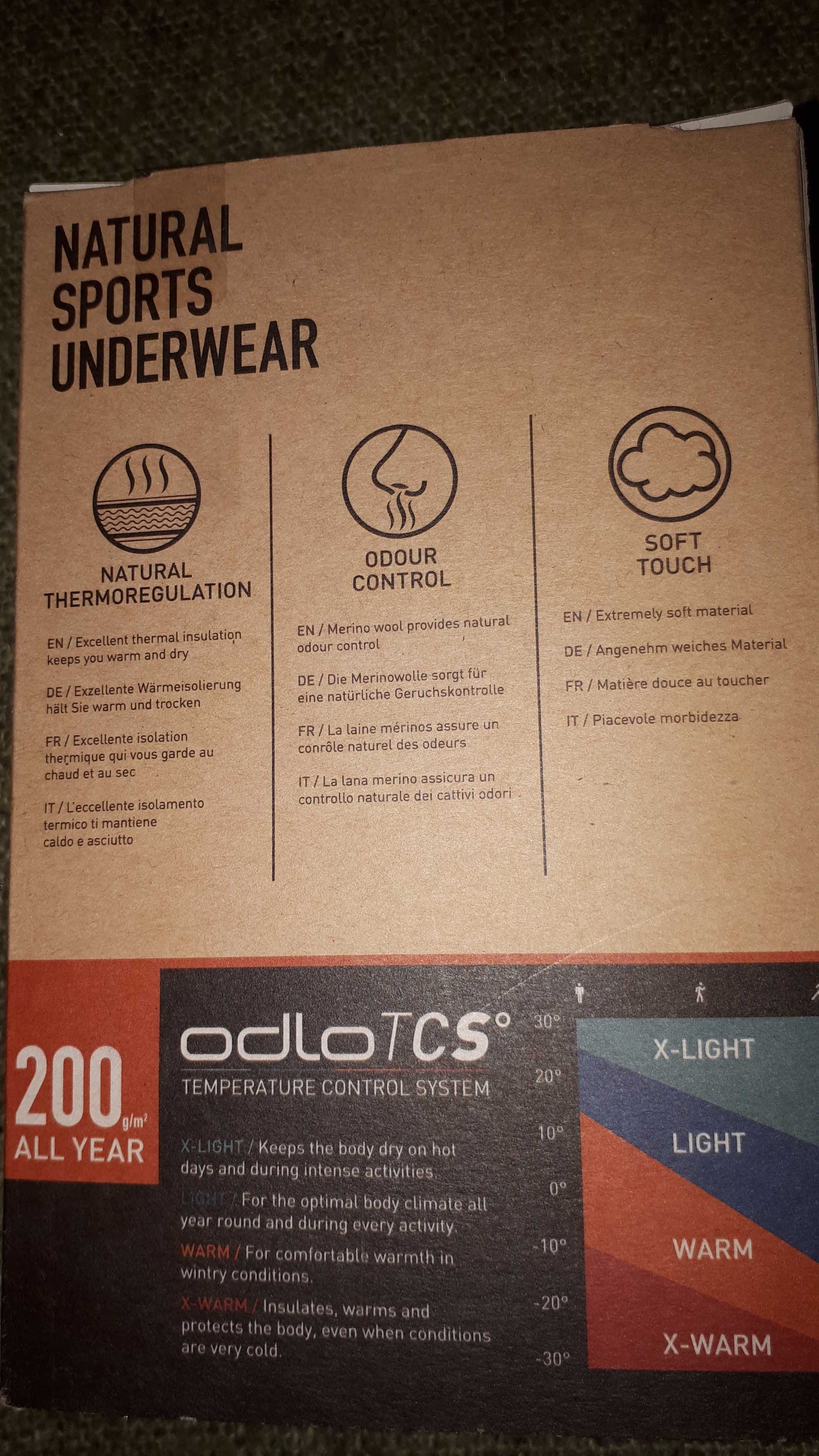 Термокофта odlo merino 200 mens. s. оригинал. шерсть icebreaker
